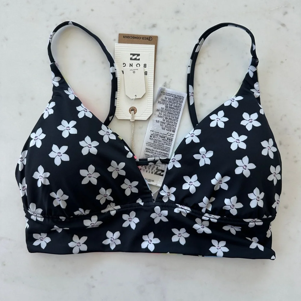 NWT Billabong WOMEN'S FEELIN TROPICAL RV V NECK CAMI - Picture 5 of 7